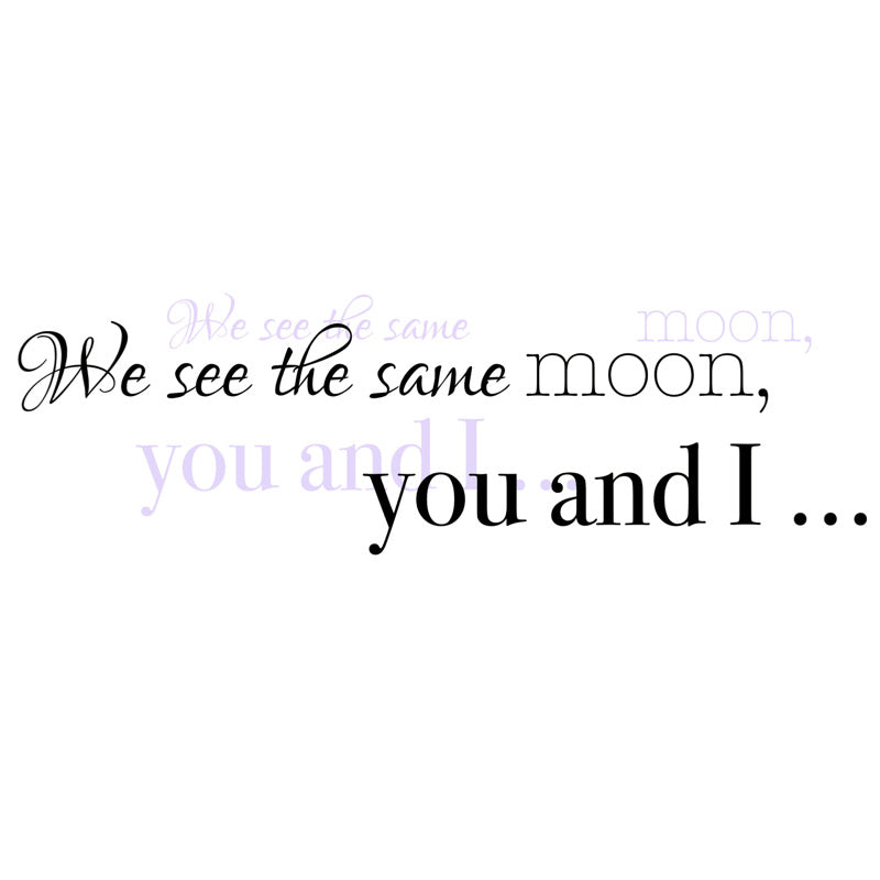 We see the same moon you and I Mug