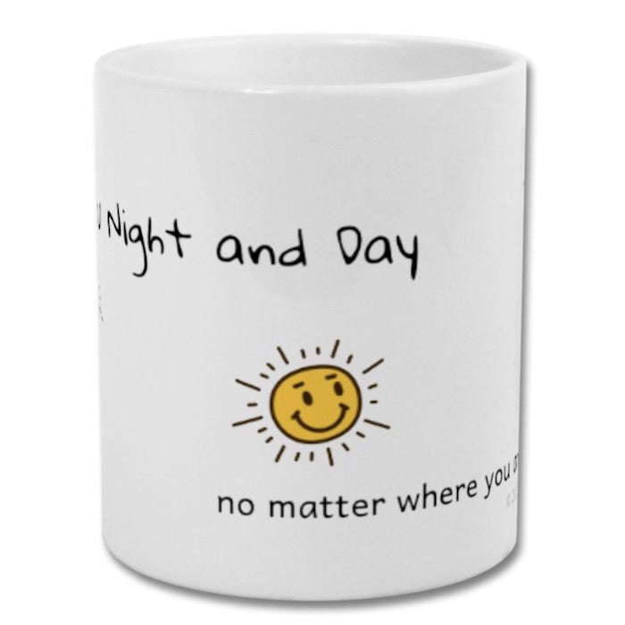 Miss You Night and Day Mug