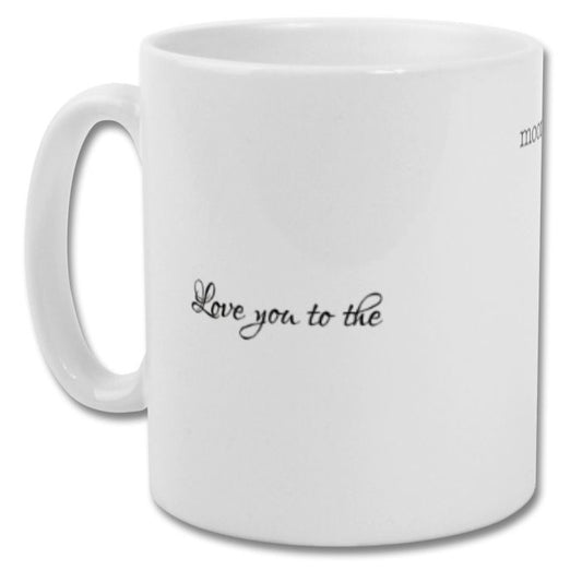 Love you to the moon and back Mug (minimalistic version)