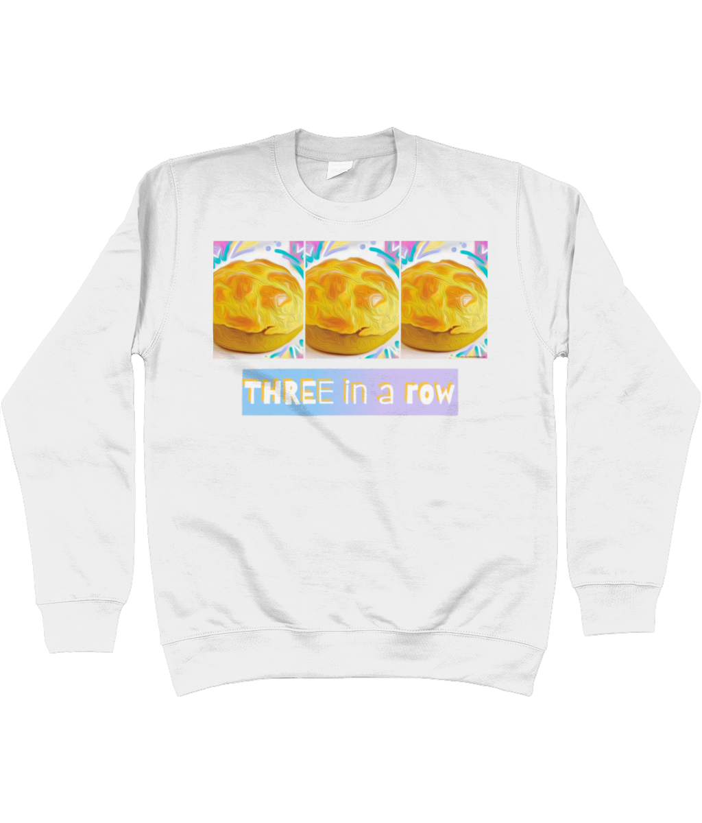 Three in A Roll PINEAPPLE BUN Sweatshirt