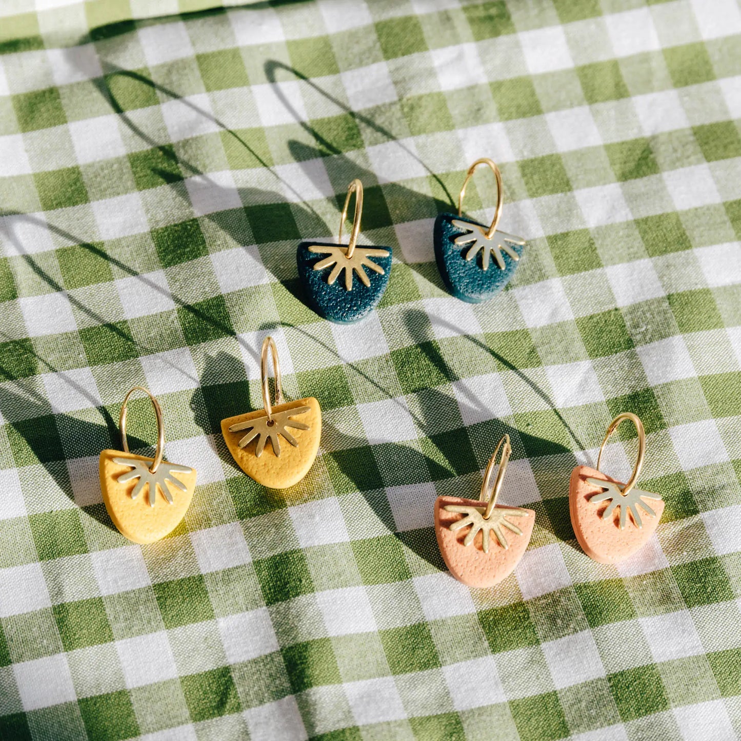 Sun Ray Hoops in Sunshine Yellow